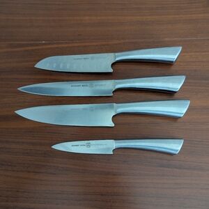 Schmidt Bros 4 Piece Knife Set Professional Grade German Steel Pre Owned